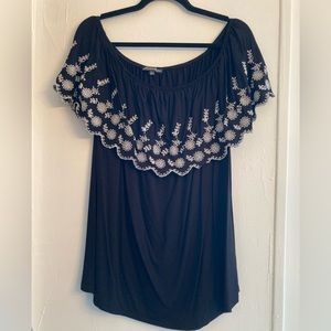 Adrianna Papell cold shoulder top